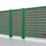 Планкен для забора Printec под дерево 120 mm RAL 6002 – покрытие порошковое, толщина 0,45 мм в Гагре | фото 5