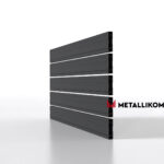 Планкен для забора ранчо 120 mm RAL 7024 – покрытие матовое, толщина 0,45 мм в Гагре | фото 3